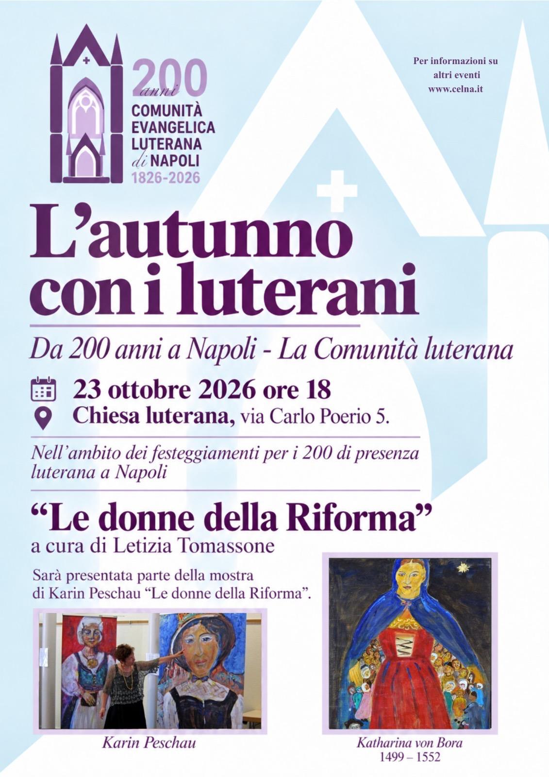 L'autunno con i Luterani - 2026